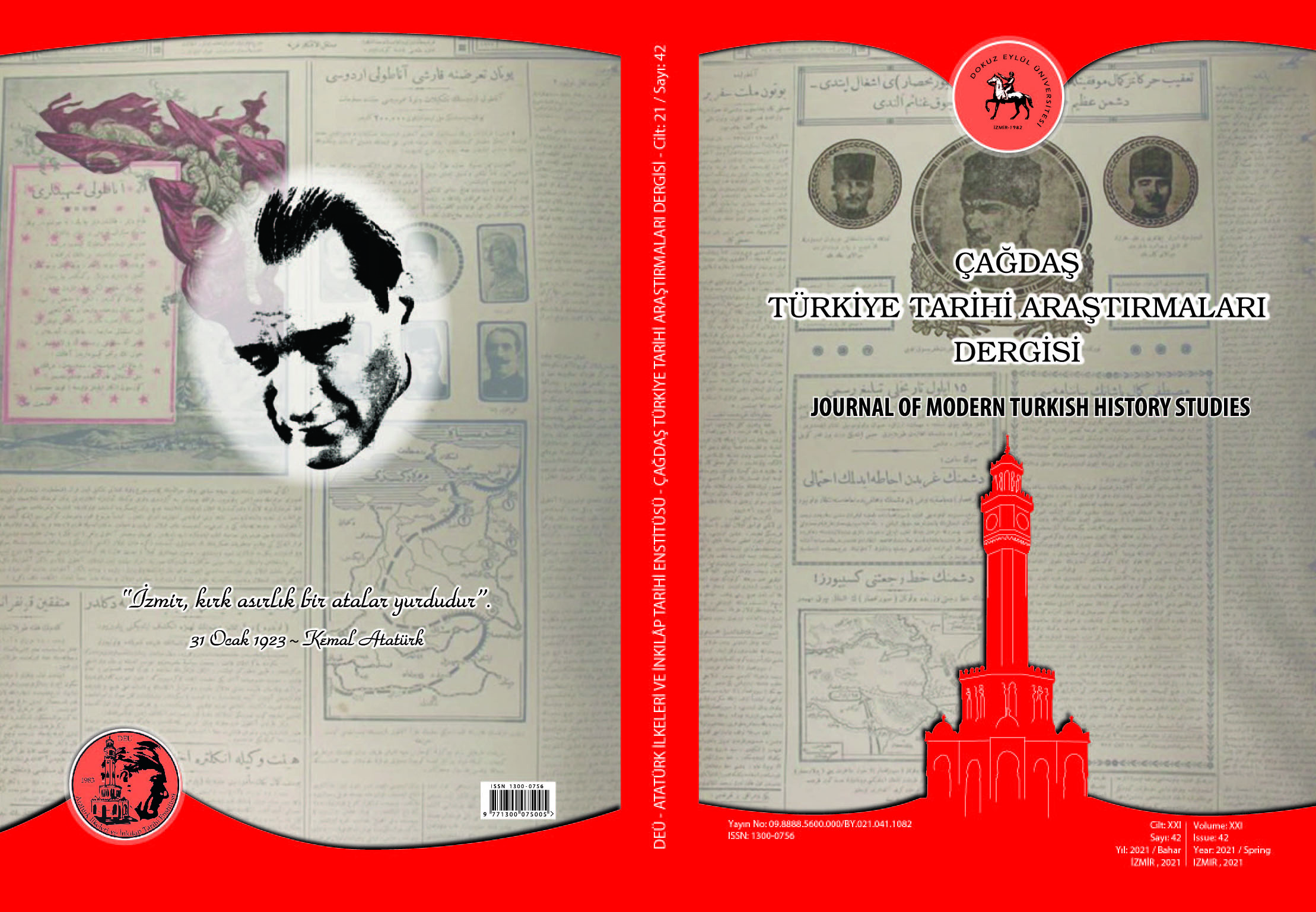 Çağdaş Türkiye Tarihi Araştırmaları Dergisi 42. Sayısı Yayınlandı